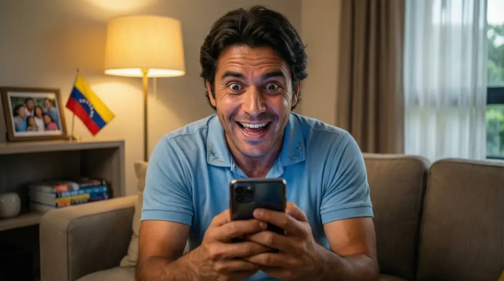 Imagen de un hombre feliz