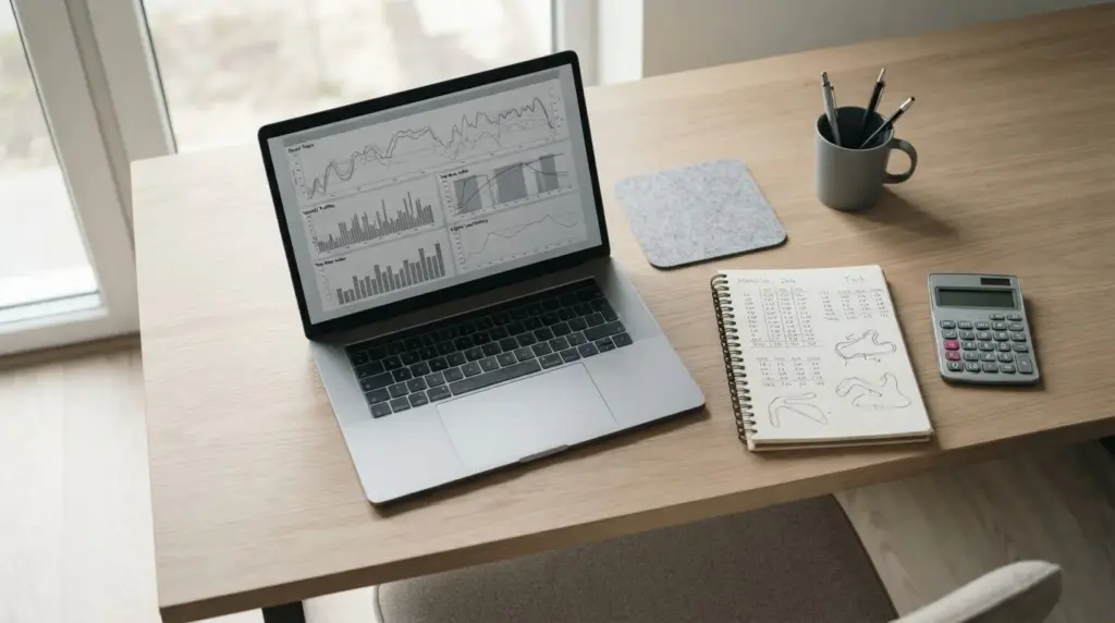 Análisis de apuestas de Fórmula 1 con calculadora y datos técnicos