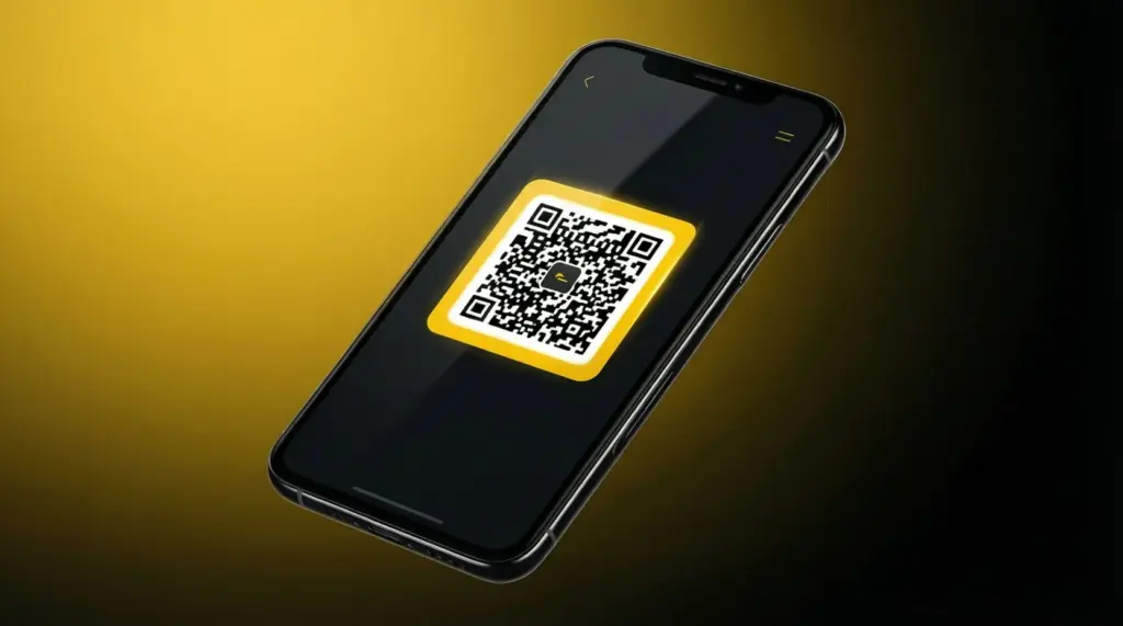 Imagen de un Smartphone con cuarcode