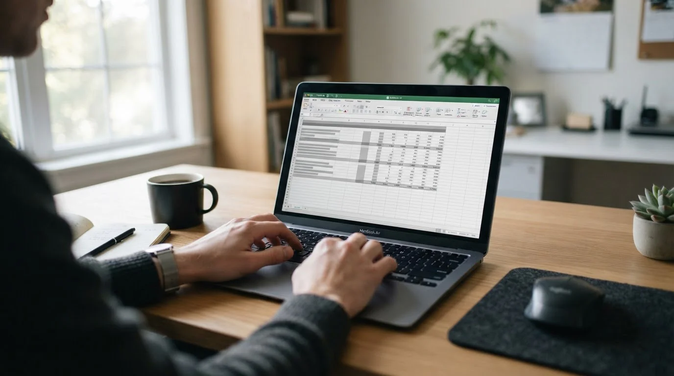 Pantalla de ordenador mostrando una tabla de datos sobre mercados de apuestas