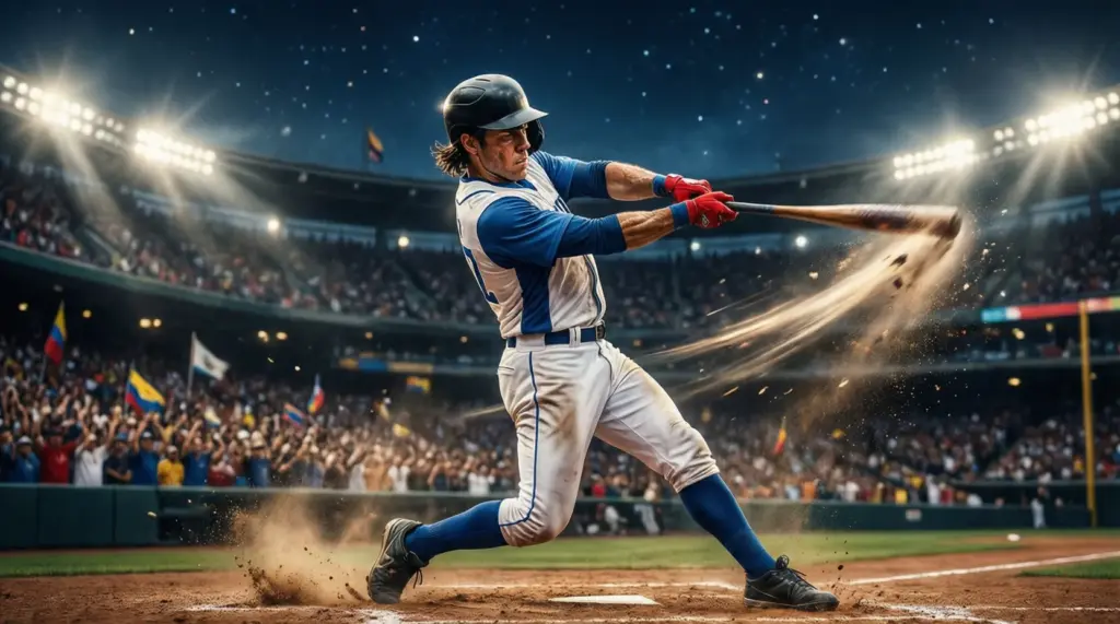 Imagen de un jugador de béisbol jugando